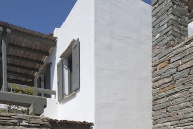 Seven two-storey furnished houses for rent at a complex of houses across the sea in Gialiskary, Kea island, Cyclades