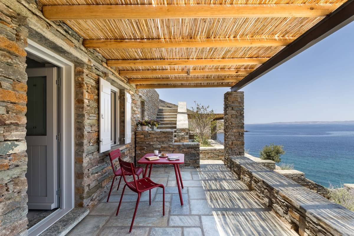 Πολυτελές Studio δύο δωματίων προς ενοικίαση, Παραλία Ξύλα, Κέα, Κυκλάδες