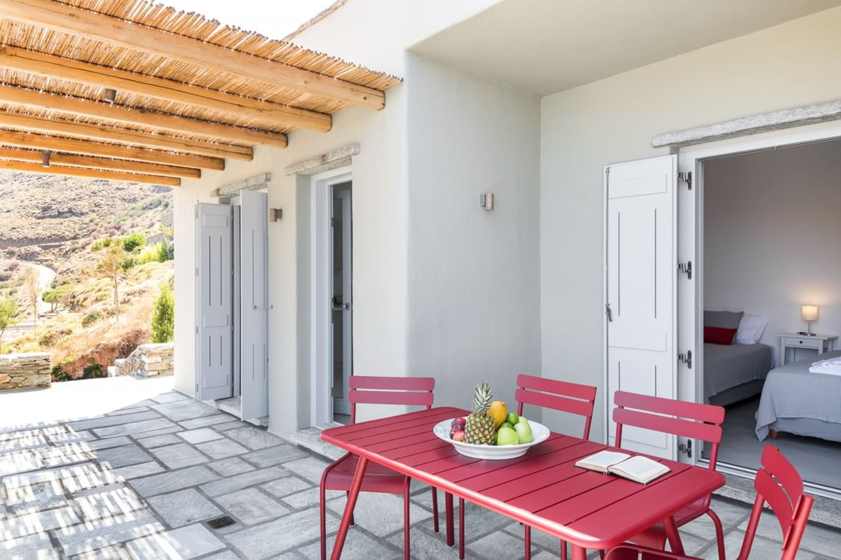 Πολυτελές Studio δύο δωματίων προς ενοικίαση, Παραλία Ξύλα, Κέα, Κυκλάδες