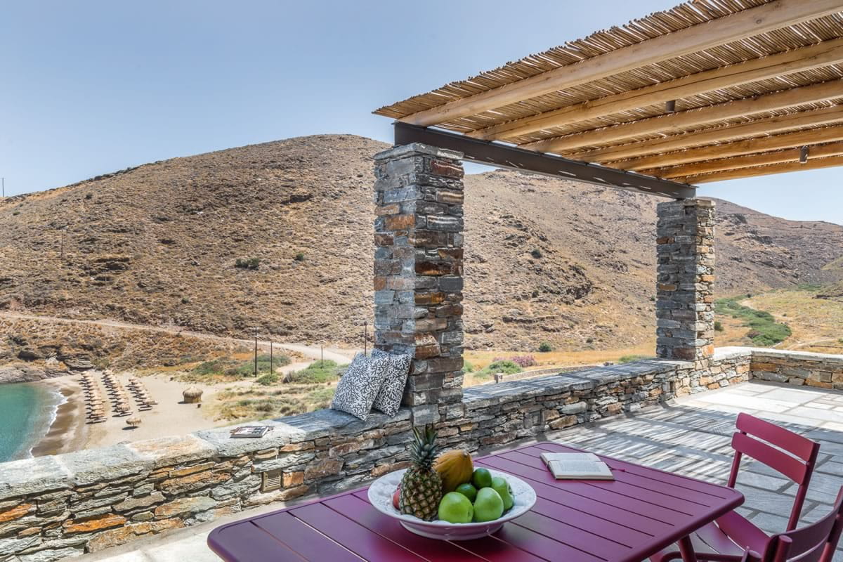 Πολυτελές Studio δύο δωματίων προς ενοικίαση, Παραλία Ξύλα, Κέα, Κυκλάδες